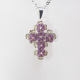 Small Cross - Trevina-Silver Chain - 2